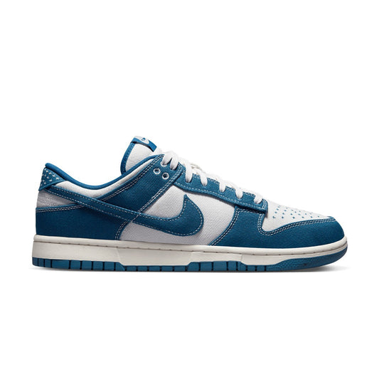 Nike Dunk Low “Indigo Embroidery” – Denim Bleu & Blanc Cassé