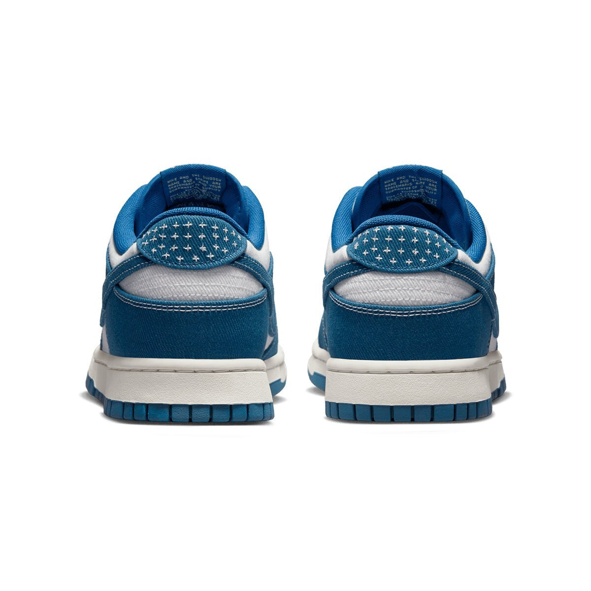 Nike Dunk Low “Indigo Embroidery” – Denim Bleu & Blanc Cassé
